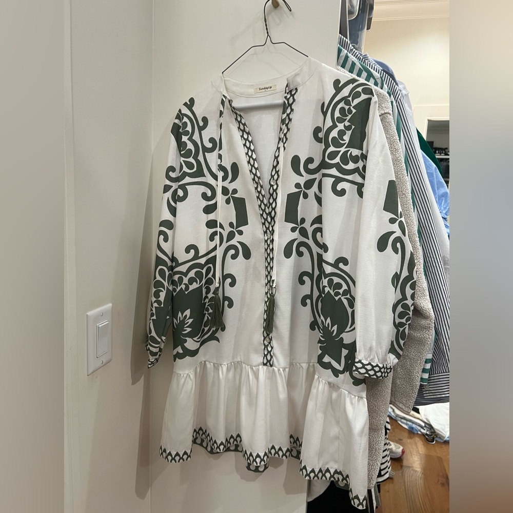 dropped waist dress